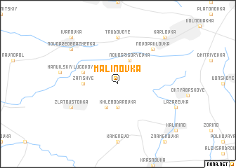 map of Malinovka