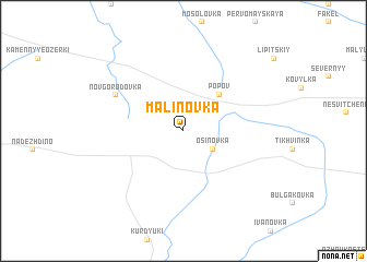 map of Malinovka