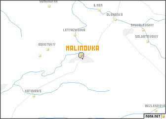 map of Malinovka