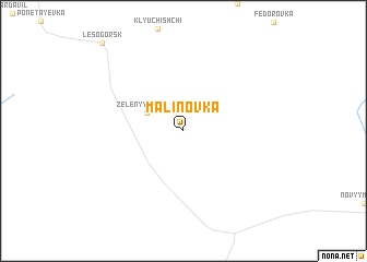 map of Malinovka