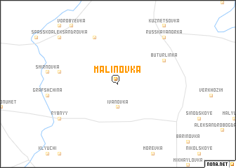 map of Malinovka