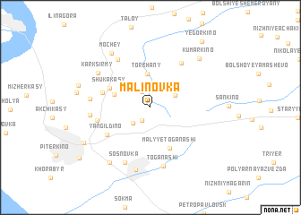 map of Malinovka