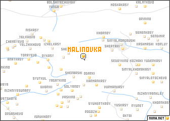 map of Malinovka