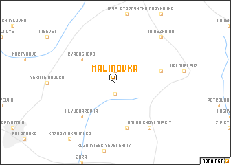 map of Malinovka