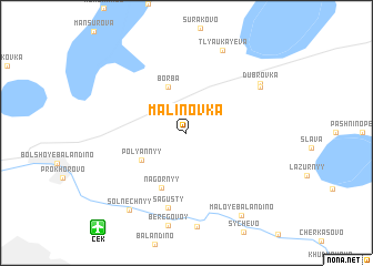 map of Malinovka