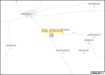 map of Malinovka
