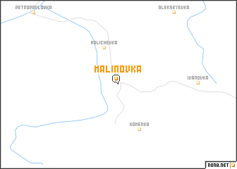 map of Malinovka