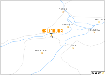 map of Malinovka