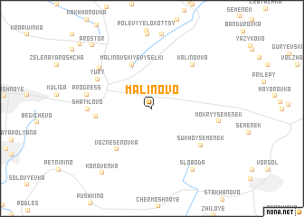 map of Malinovo