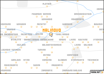 map of Malinovo