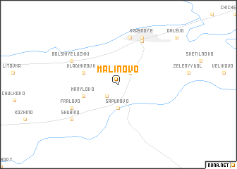 map of Malinovo