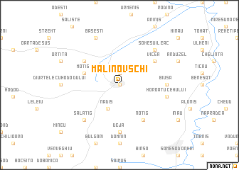 map of Malinovschi