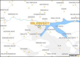 map of Malinovskiy