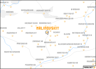 map of Malinovskiy