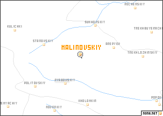 map of Malinovskiy