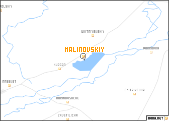map of Malinovskiy