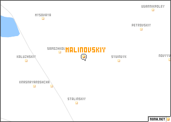 map of Malinovskiy