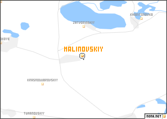 map of Malinovskiy