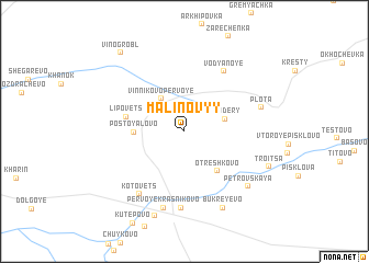 map of Malinovyy
