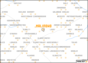 map of Malinowo