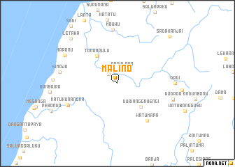 map of Malino