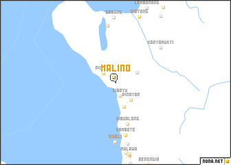 map of Malino