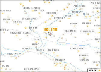 map of Malino