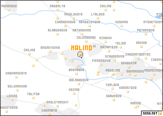 map of Malino