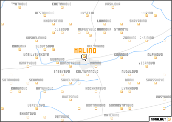 map of Malino