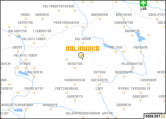 map of Malinuvka