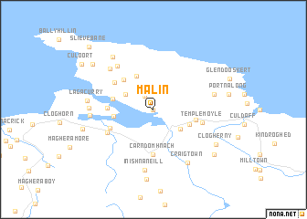 map of Malin