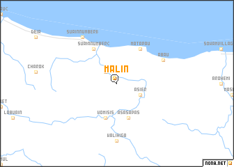 map of Malin