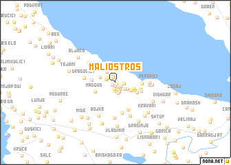 map of Mali Ostros