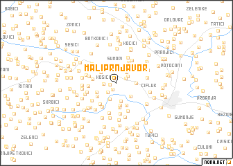 map of Mali Prnjavor