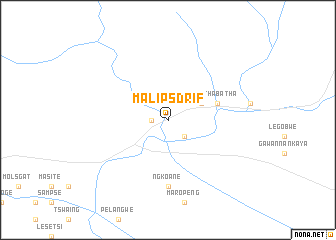 map of Malipsdrif