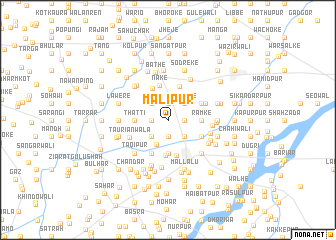 map of Mālipur