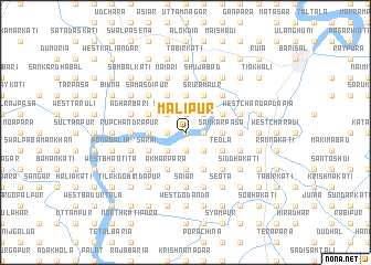 map of Mālipur