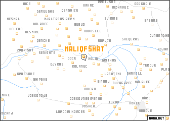 map of Maliq-Fshat