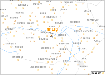 map of Maliq