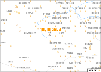 map of Mali Rigelj
