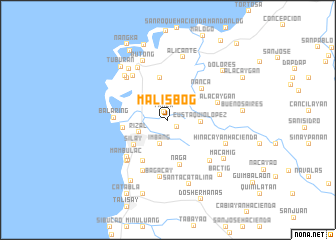 map of Malisbog