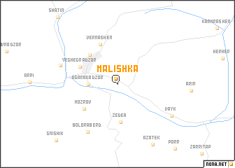 map of Malishka