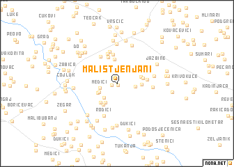 map of Mali Stjenjani