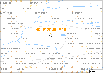 map of Maliszewo Łynki