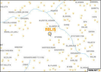 map of Maliş