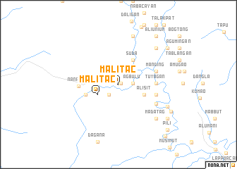 map of Malitac