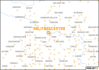 map of Malitbog Centro