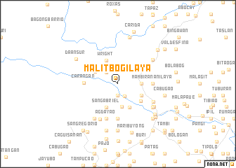 map of Malitbog Ilaya