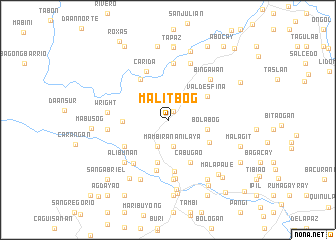 map of Malitbog