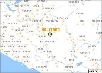 map of Malitbog